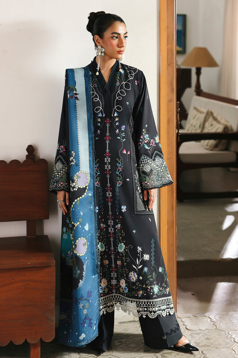 Qprints By Qalamqar-QW-06 (B) SKYE Aangan the essence of lawn & chiffon