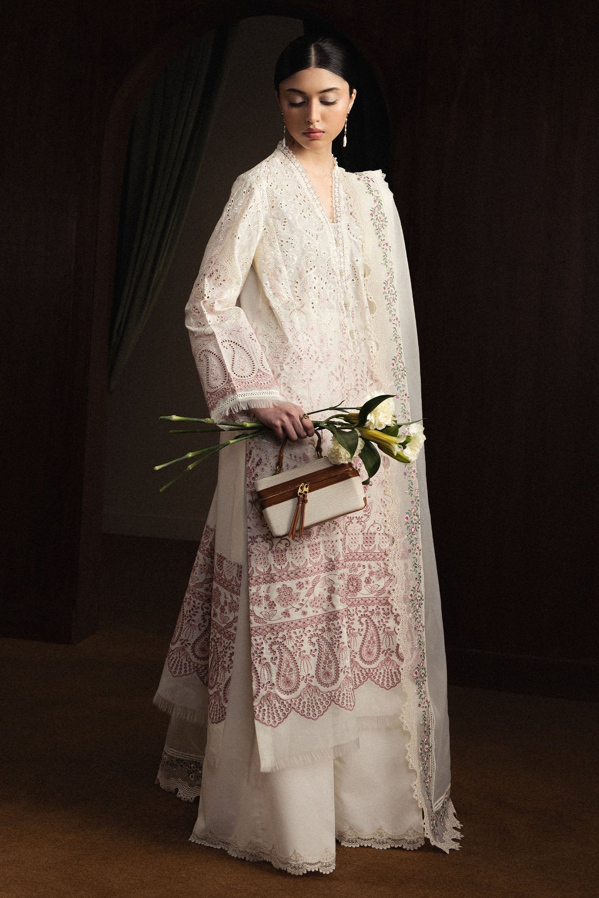 Zara Shahjahan Luxury Summer Lawn | Satori 2026-d12 Aangan | the Essence of Lawn & Chiffon