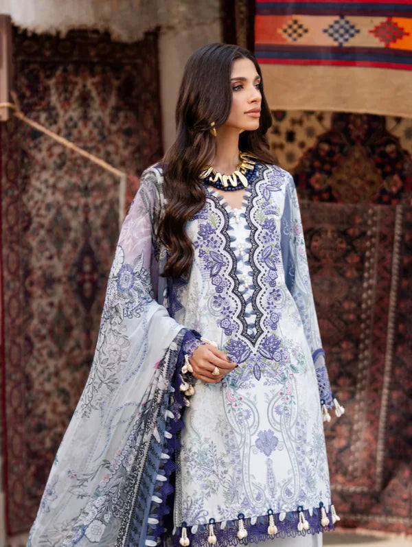 Jade Bliss Lawn 2026 || 26-BL-20869 Aangan the essence of lawn & chiffon