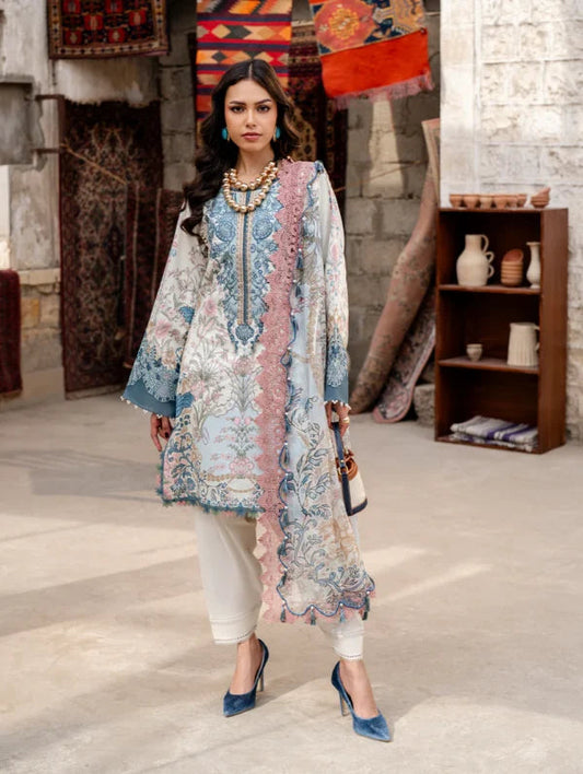 Jade Bliss Lawn 2026 || 26-BL-20874 Aangan | the Essence of Lawn & Chiffon