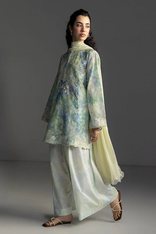 Coco Lawn By Zara Shahjhan 2026=6a Aangan the essence of lawn & chiffon
