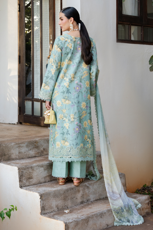 Aabyan Shezlin Chikankari Edit '26=tivara Aangan the essence of lawn & chiffon