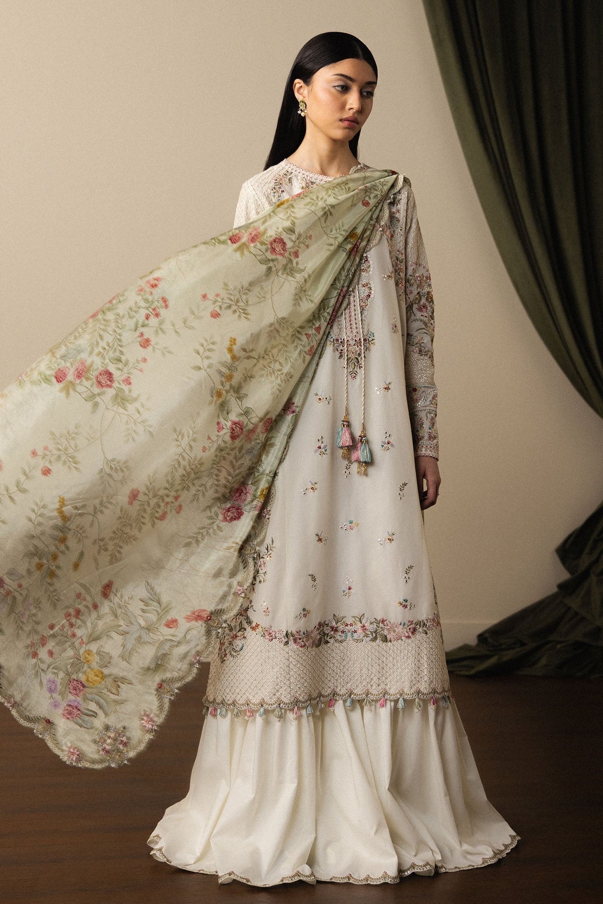 Zara Shahjahan Luxury Summer Lawn | Satori 2026-d4 Aangan | the Essence of Lawn & Chiffon