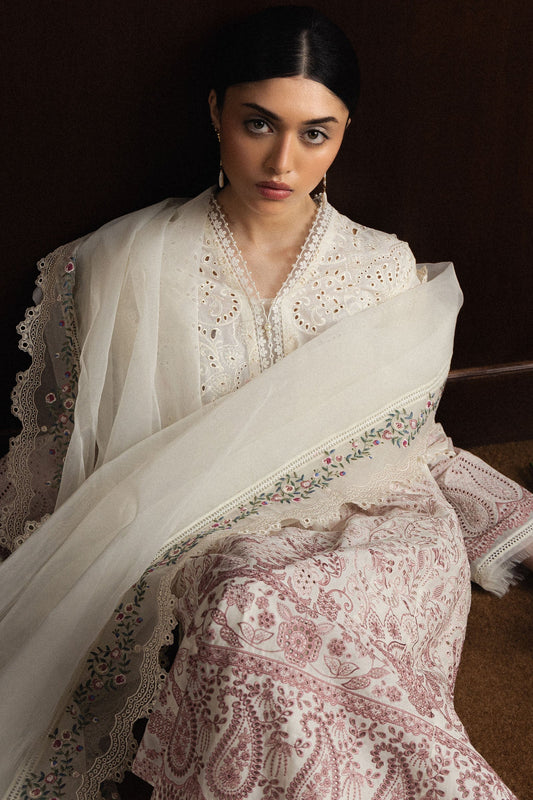Zara Shahjahan Luxury Summer Lawn | Satori 2026-d12 Aangan | the Essence of Lawn & Chiffon