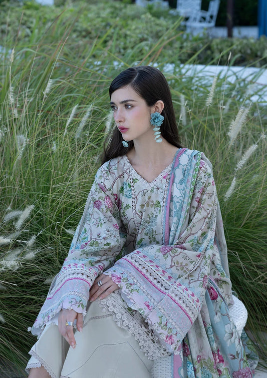 Elaf Prints Lawn Vol 1 2026=8B FAIRYTALE Aangan the essence of lawn & chiffon