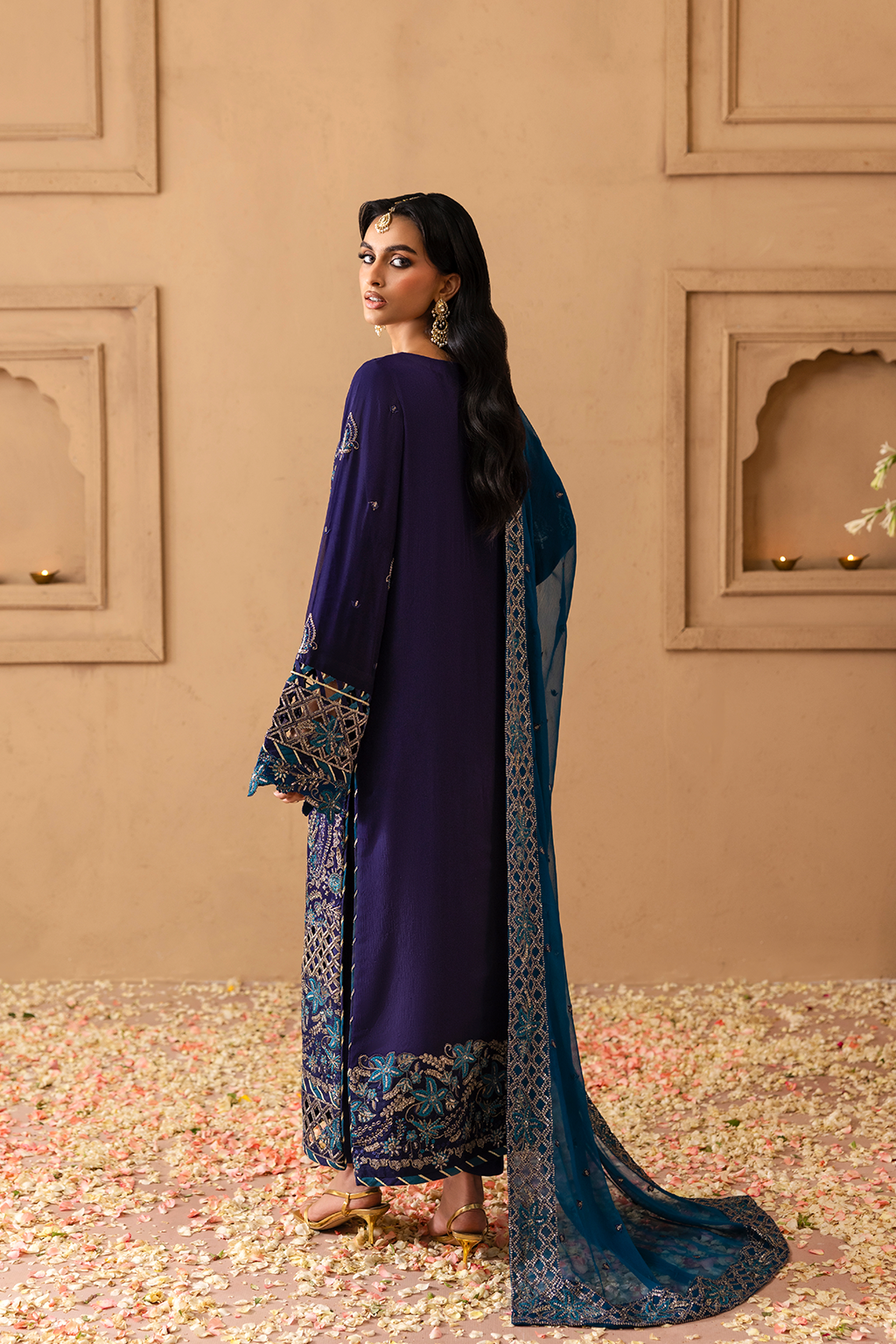 Emaan Adeel festive chiffon original Pakistani suits online
• Buy Emaan Adeel chiffon salwar kameez for weddings
• Original Pakistani designer chiffon suits by Emaan Adee