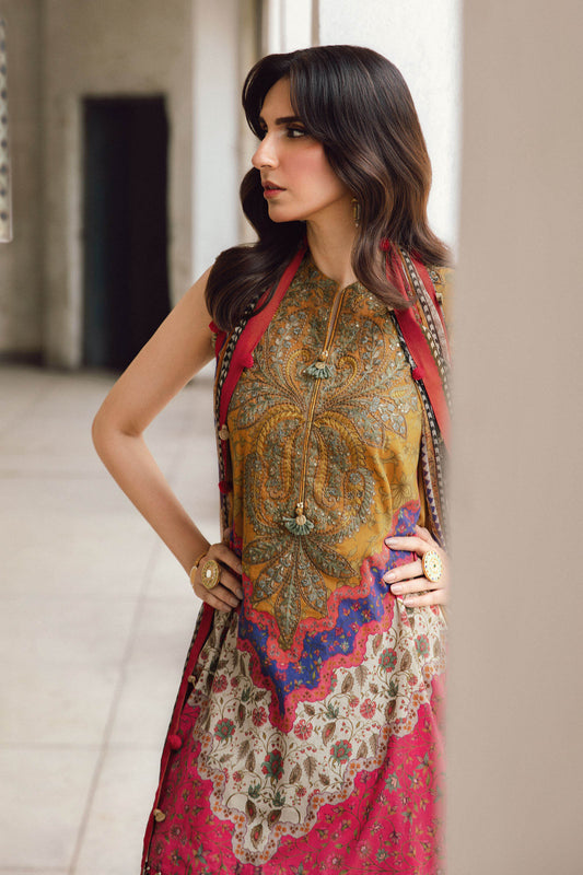 Maria B MPrint Fall/Winter unstitched 3-piece suit with digital print and festive colors