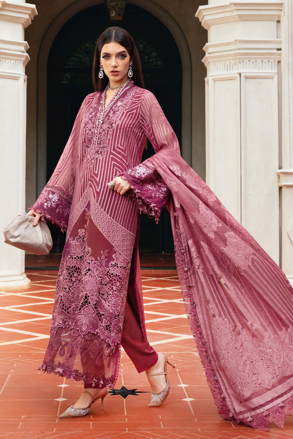 maria b winter lux available in india
