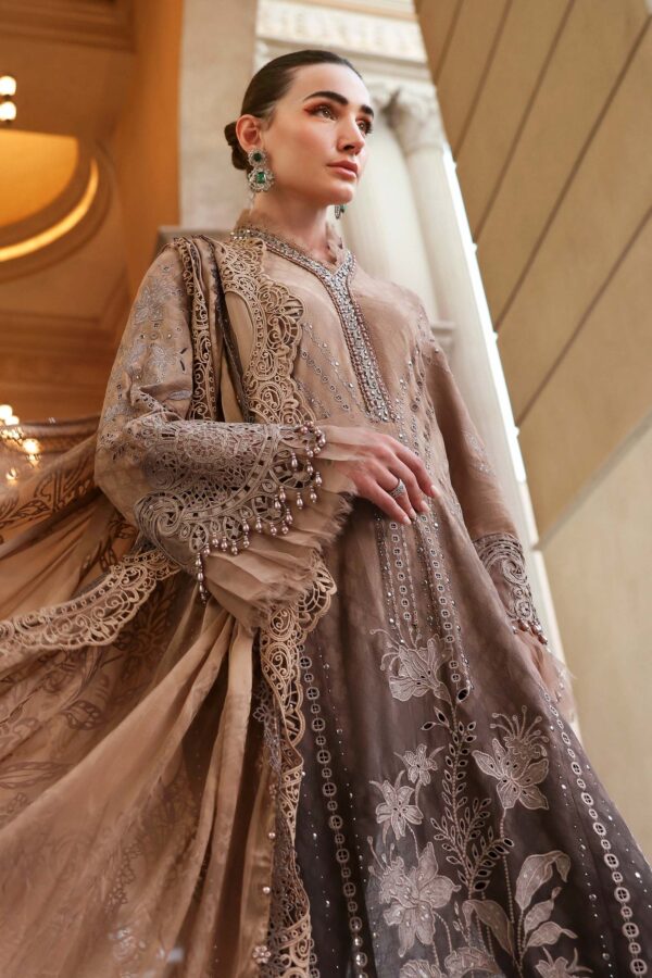 Maria B luxury Lawn 2026=01 a Aangan | the Essence of Lawn & Chiffon