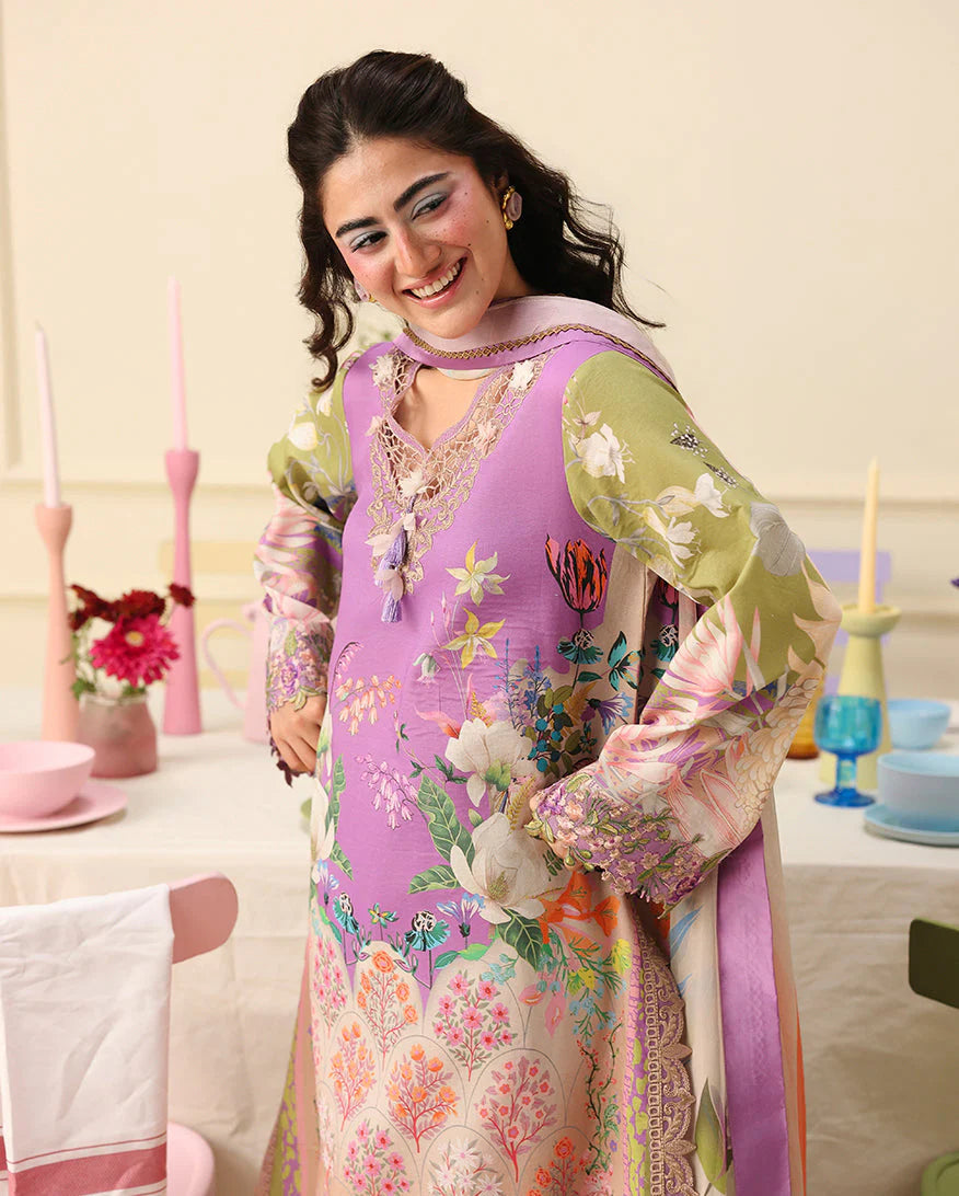 Mushq Soleil Prints Lawn 2026 || Lilac Whim Aangan