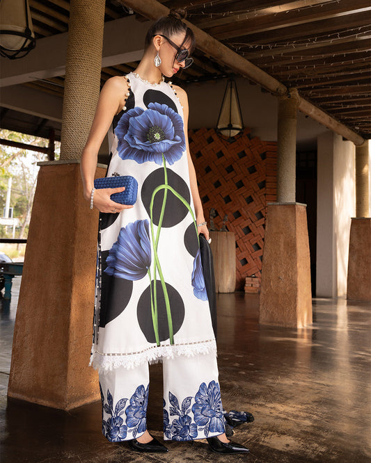 MARIA.B M.Prints Lawn 2026=13a Aangan the essence of lawn & chiffon