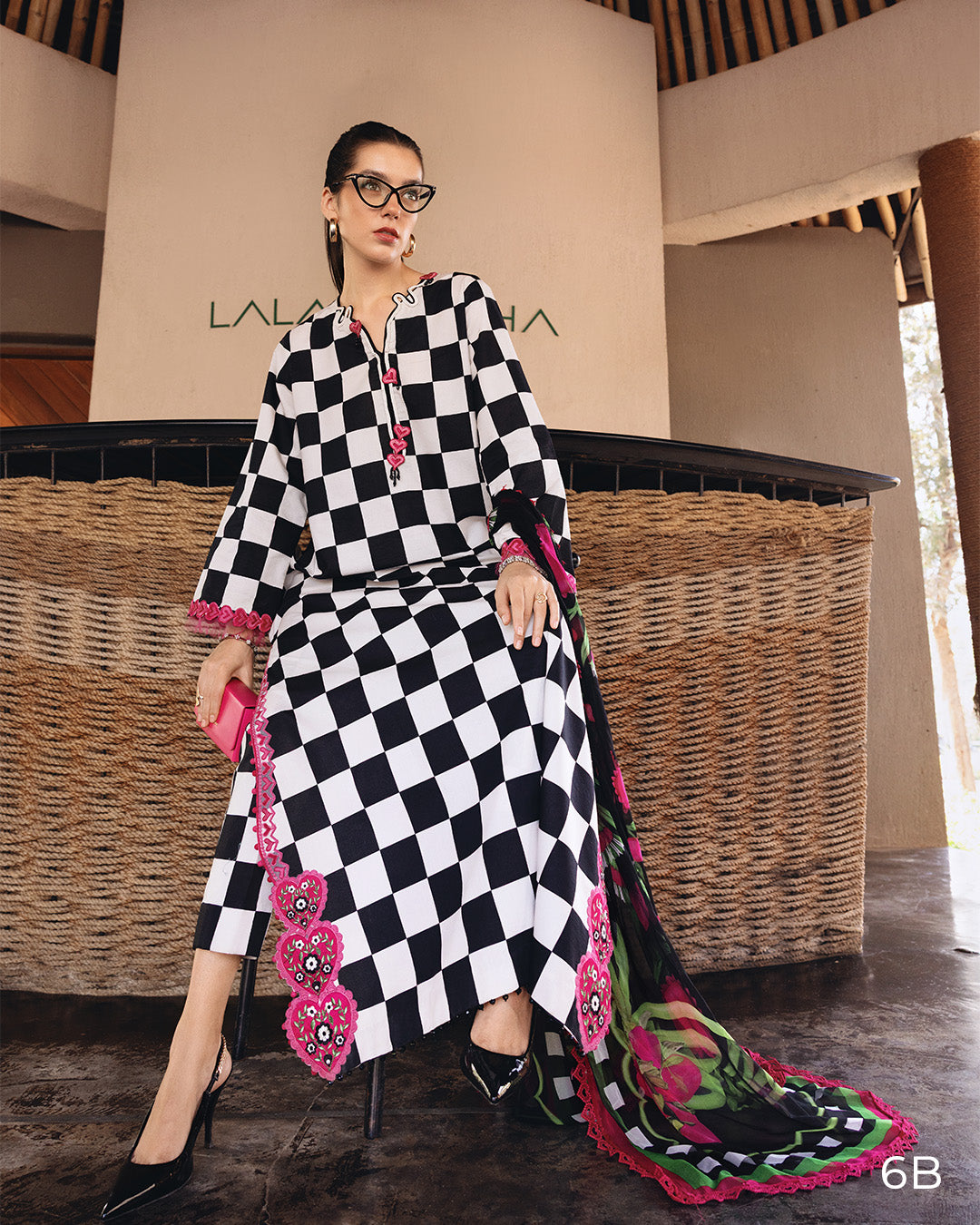 MARIA.B M.Prints Lawn 2026=06b Aangan the essence of lawn & chiffon