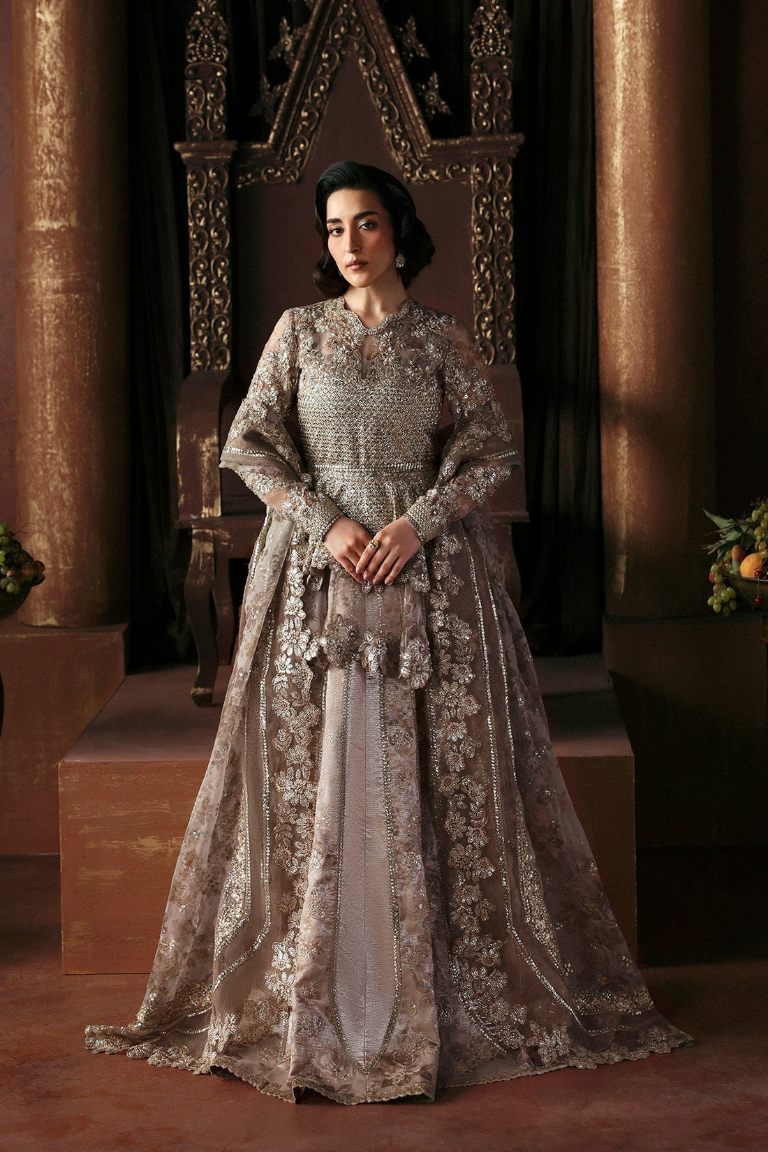 Afrozeh La Fuchsia Formal Wear 2026 — Now at Aangan Aangan | the Essence of Lawn & Chiffon