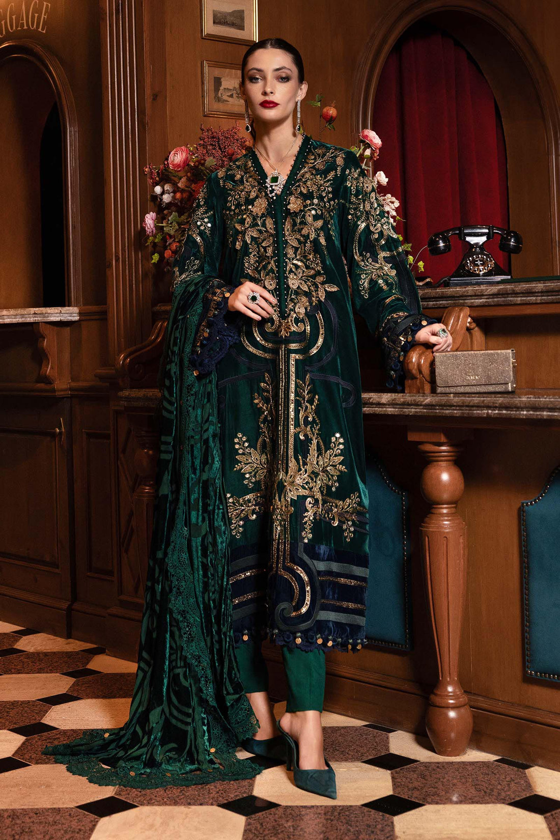 maria b lux velvet 2025 now in ludhiana