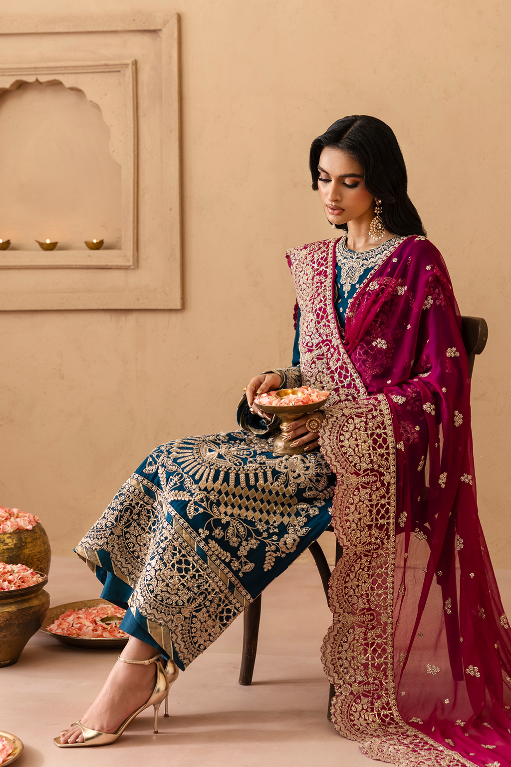 Emaan Adeel Shehzadi – Pakistani Original Chiffon Festive Collection 2025