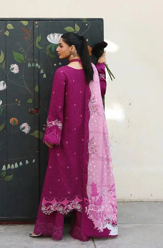 - Qalamqar QLine suit with authentic Pakistani detailing
- Qalamqar QLine collection inspired by original Pakistani fashion
