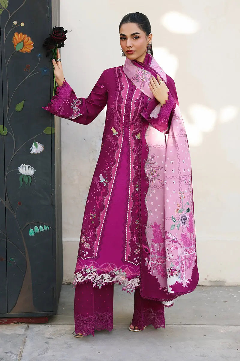 - Qalamqar QLine suit with authentic Pakistani detailing
- Qalamqar QLine collection inspired by original Pakistani fashion
