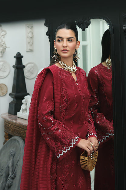 Qalamkar Qline Lawn Drop 1 =QISTAH Aangan the essence of lawn & chiffon
