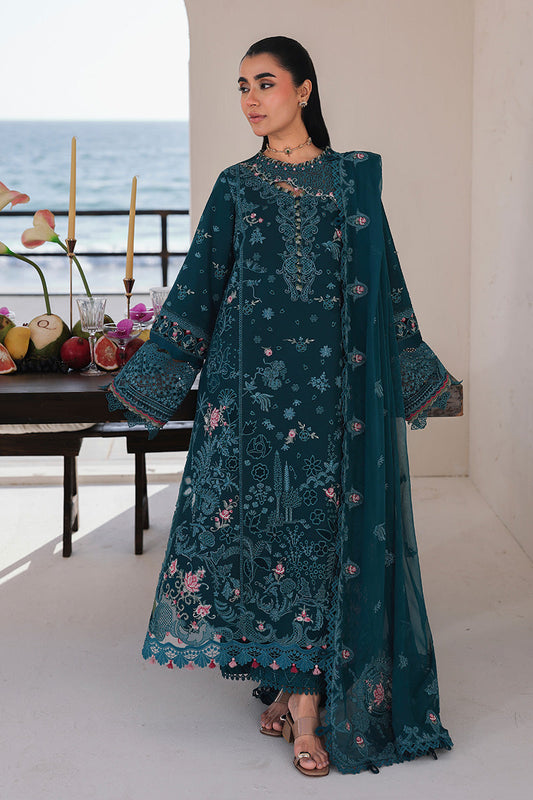 Qalamkar Sahil Luxury Lawn '26 |AANGAN| Pakistani lawn suits online