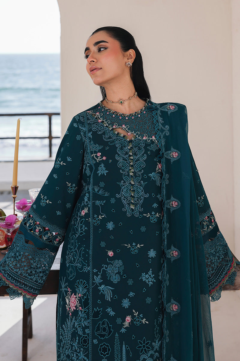 Qalamkar Sahil Luxury Lawn '26 |AANGAN| Pakistani lawn suits online