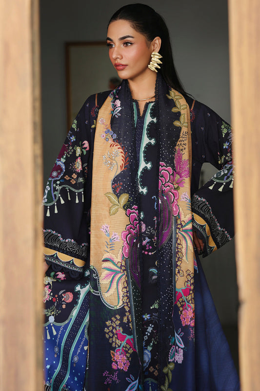 Qalamqar QLine suit with authentic Pakistani detailing