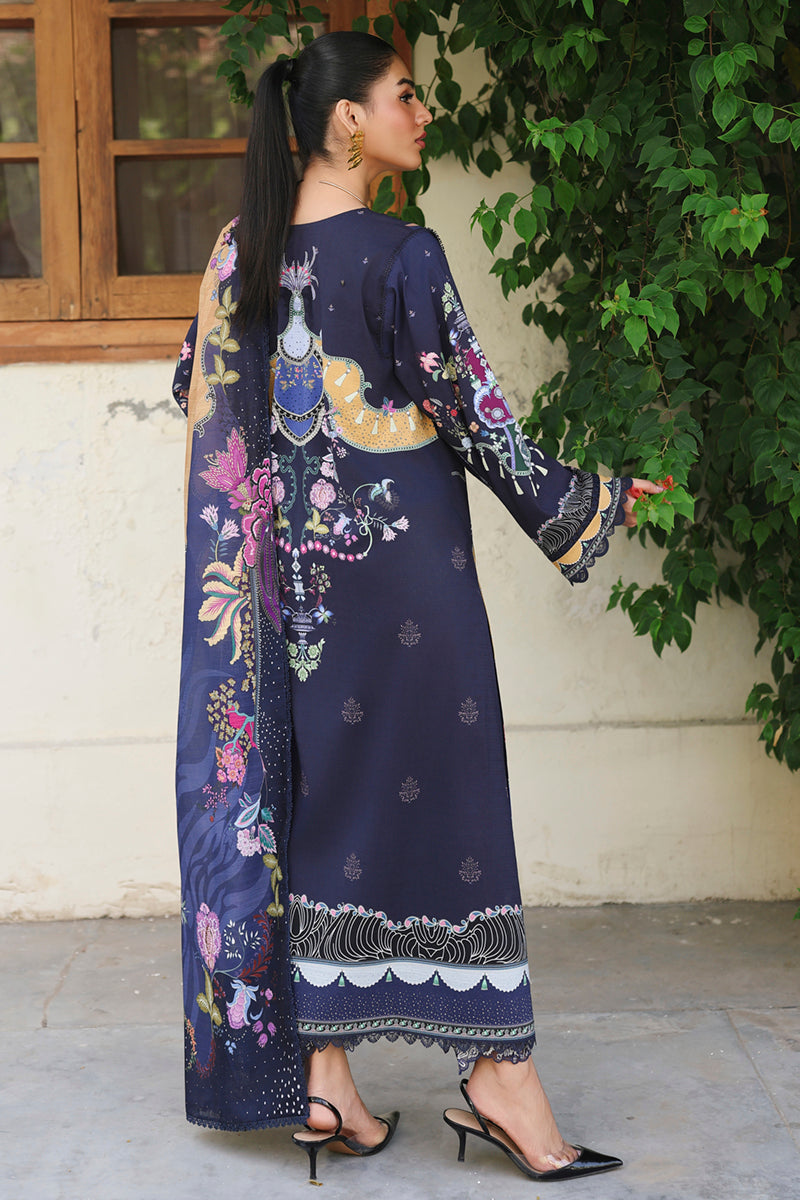 Qalamqar QLine linen suit in authentic Pakistani style