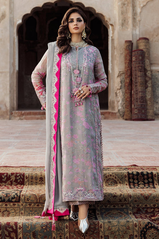 Shop the Charizma Vasal Collection online in India. Discover premium unstitched chiffon suits with intricate embroidery, elegant dupattas, and festive-ready designs for weddings and celebrations