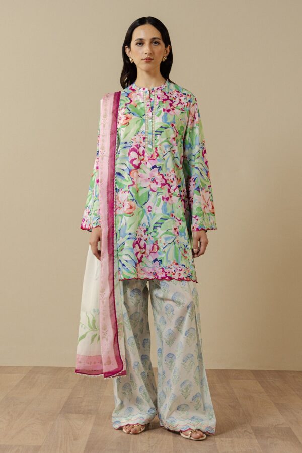 Coco by Zara Shahjahan Lawn Vol. 3 | 2026 | Elaris-6A Aangan | The Essence of Lawn and Chiffon