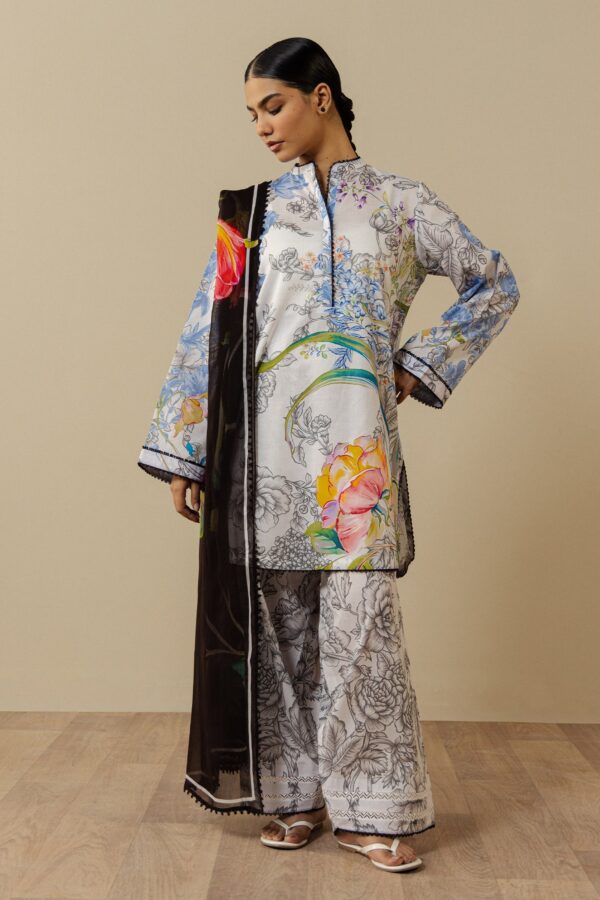 Coco by Zara Shahjahan Lawn Vol. 3 | 2026 | Fiora-2A Aangan | The Essence of Lawn and Chiffon