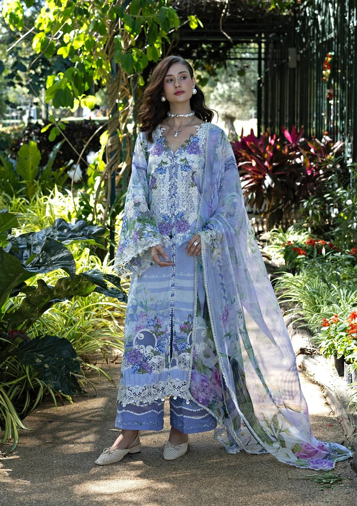 ELAF SIGNATURE LAWN=2026=6a Aangan | the Essence of Lawn & Chiffon