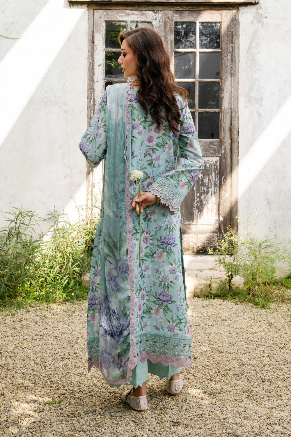 Aabyan Shezlin Chikankari Edit '26=VIRELLE Aangan the essence of lawn & chiffon