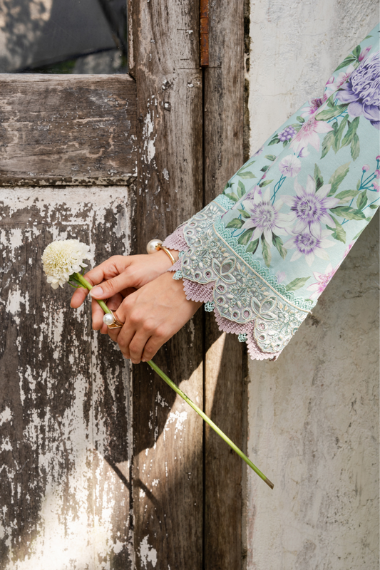 Aabyan Shezlin Chikankari Edit '26=VIRELLE Aangan the essence of lawn & chiffon