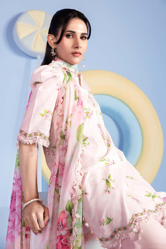 MARIA.B M.BASIC LAWN 202=15 A Aangan the essence of lawn & chiffon