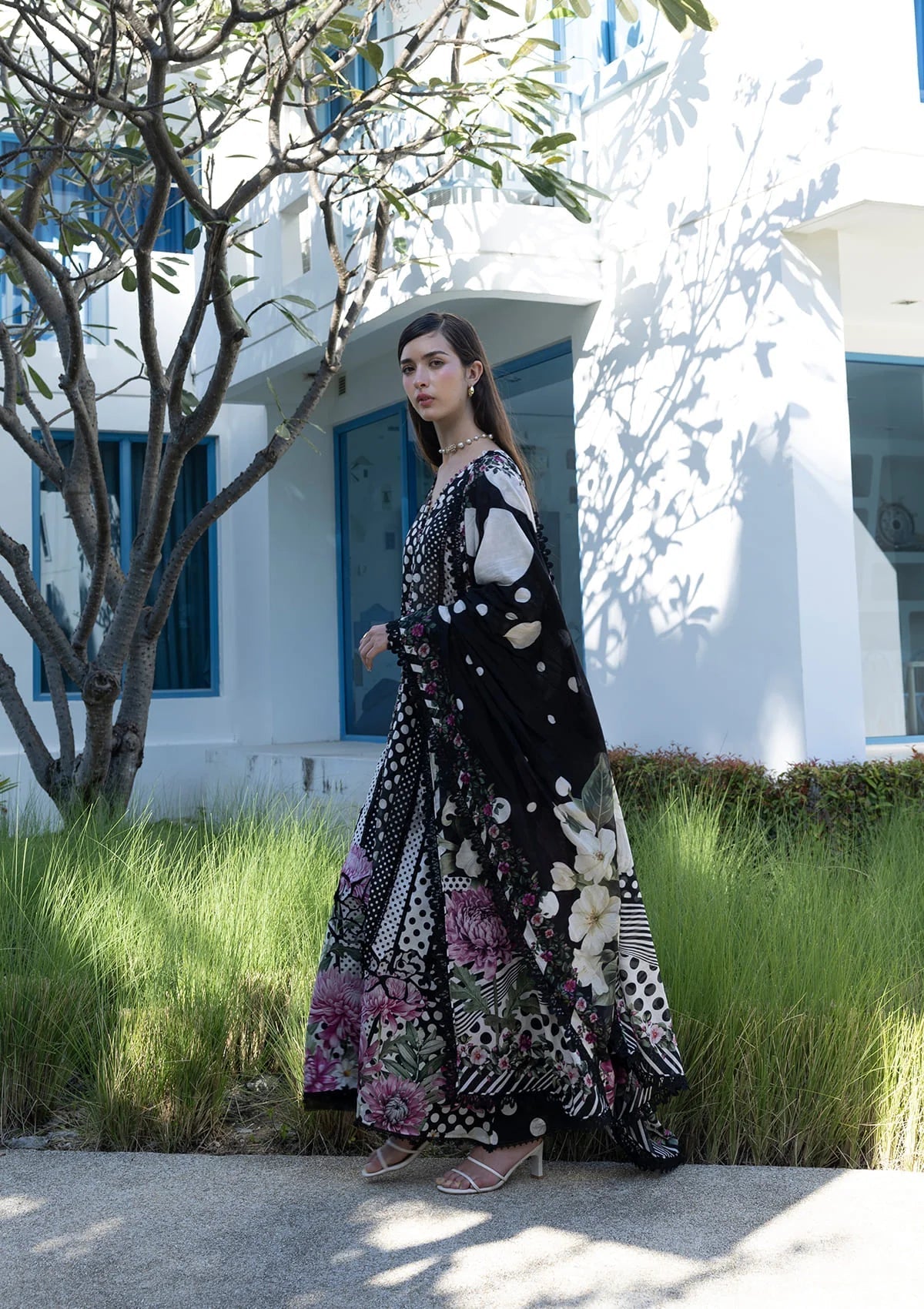 Elaf Prints Lawn Vol 1 2026=1B POIS & HER Aangan the essence of lawn & chiffon