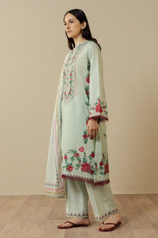 Coco by Zara Shahjahan Lawn Vol. 3 | 2026 | Ismeria-8B Aangan | The Essence of Lawn and Chiffon