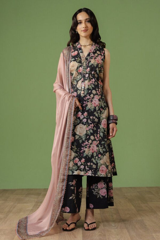 Coco by Zara Shahjahan Lawn Vol. 3 | 2026 | Aurelia-7B Aangan | The Essence of Lawn and Chiffon
