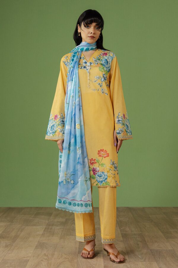 Coco by Zara Shahjahan Lawn Vol. 3 | 2026 | Celene-4B Aangan | The Essence of Lawn and Chiffon