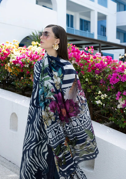 Elaf Prints Lawn Vol 1 2026=-3A STARRY NIGHT Aangan the essence of lawn & chiffon
