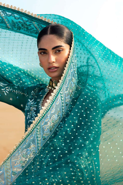Firdaus by Afrozeh –Dastangoi Wedding Formals Aangan the essence of lawn & chiffon