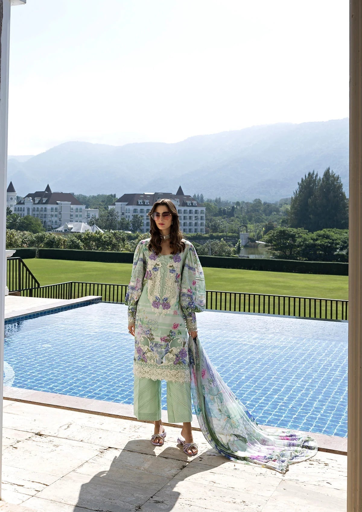 ELAF SIGNATURE LAWN=2026=6b Aangan | the Essence of Lawn & Chiffon
