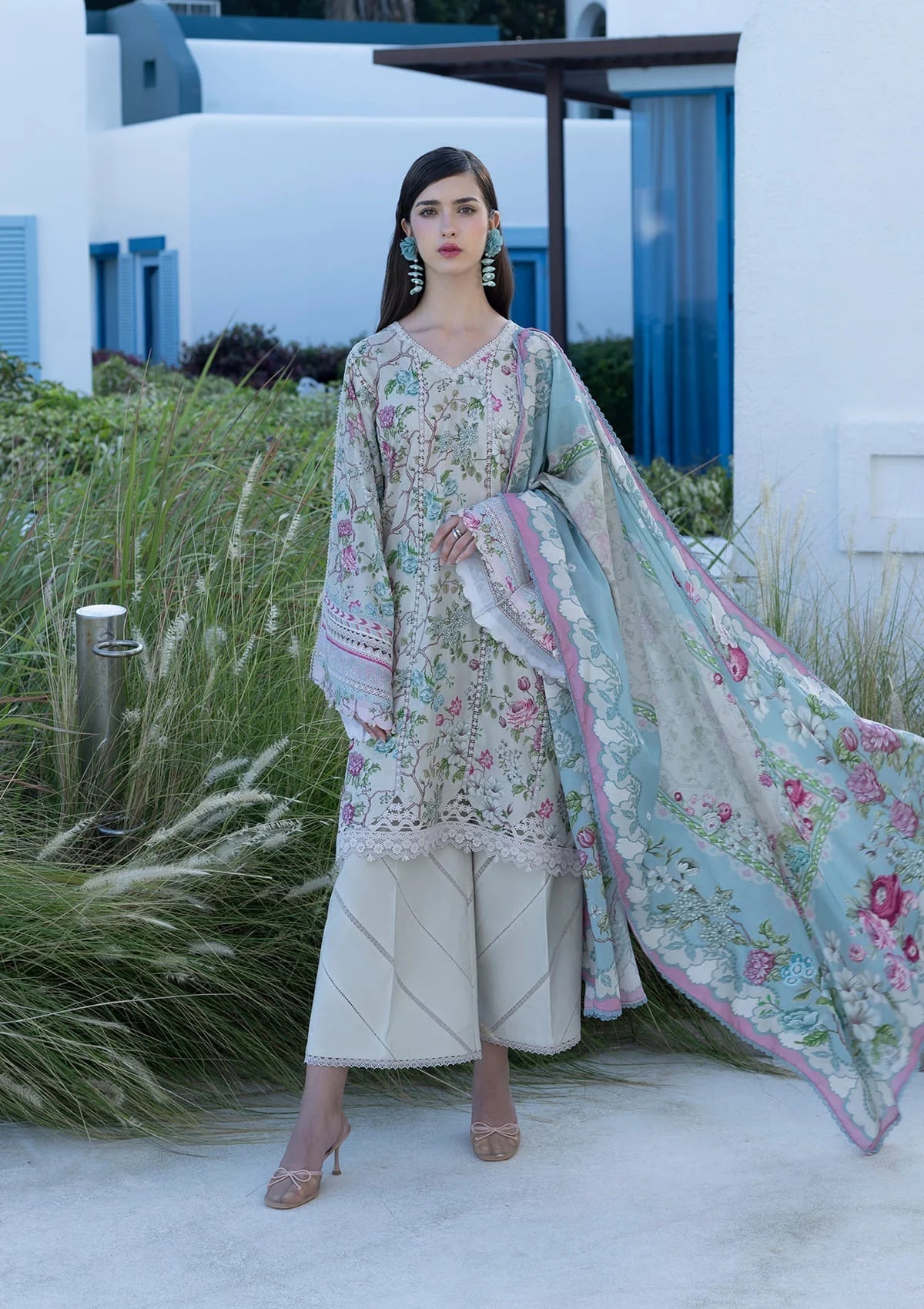 Elaf Prints Lawn Vol 1 2026=8B FAIRYTALE Aangan the essence of lawn & chiffon