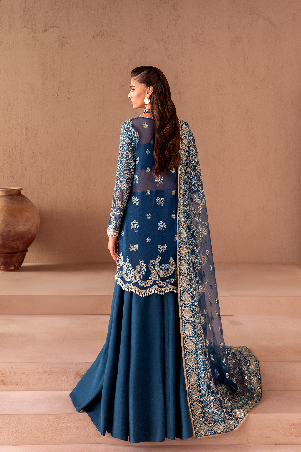 Eman adeel clay & couture-ELARA Aangan the essence of lawn & chiffon