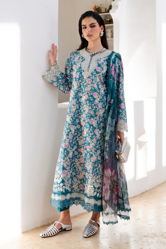 Aabyan Shezlin Chikankari Edit '26=AVERRA Aangan the essence of lawn & chiffon