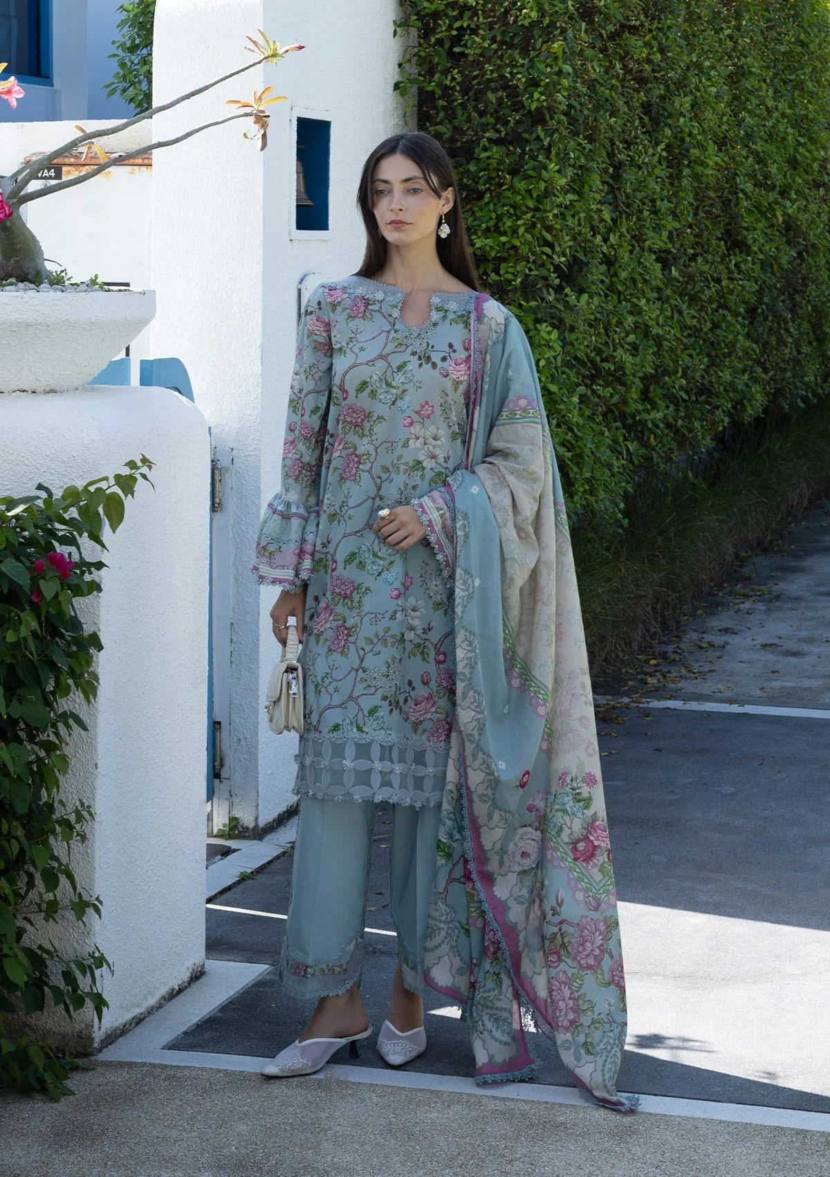 Elaf Prints Lawn Vol 1 2026=8A EIRINI BLOOM Aangan the essence of lawn & chiffon