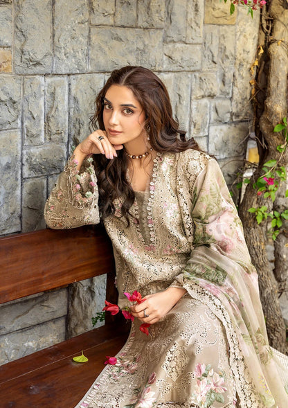 ELAF LUXURY LAWN '26=2A CAMELLIA Aangan the essence of lawn & chiffon