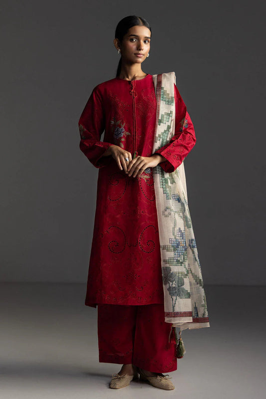 Coco Lawn By Zara Shahjhan 2026=10A Aangan the essence of lawn & chiffon