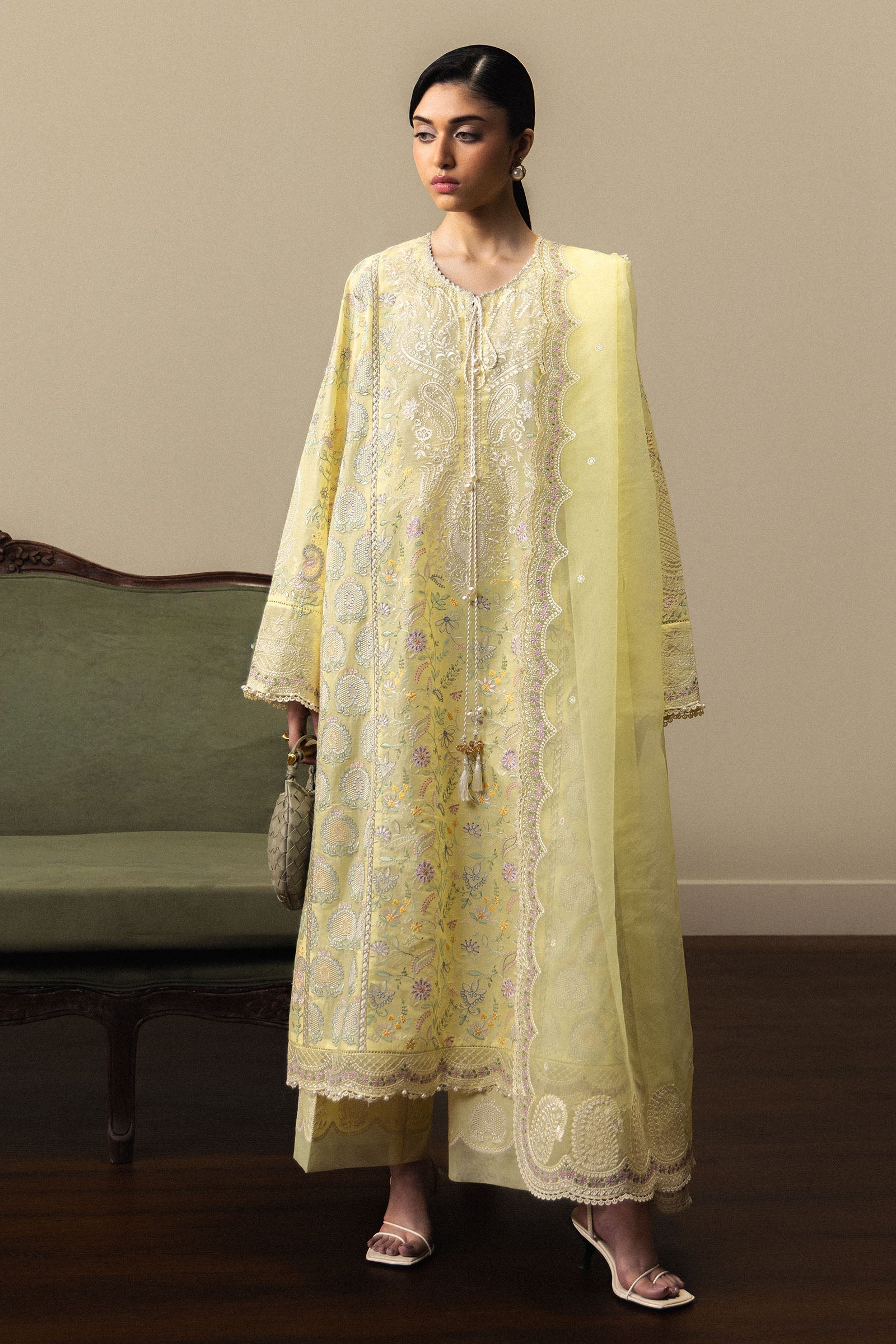 Zara Shahjahan Luxury Summer Lawn | Satori 2026-d3 Aangan | the Essence of Lawn & Chiffon