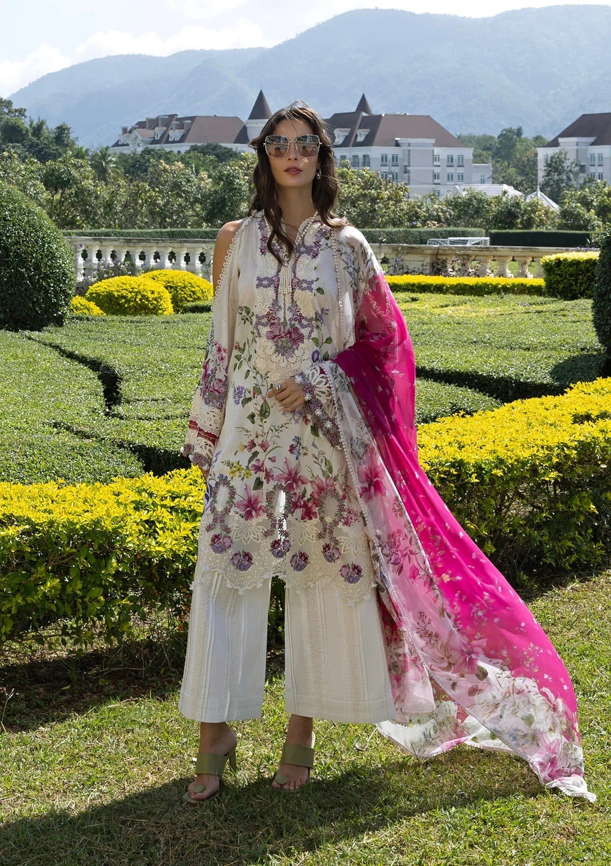 ELAF SIGNATURE LAWN=2026=1a Aangan | the Essence of Lawn & Chiffon