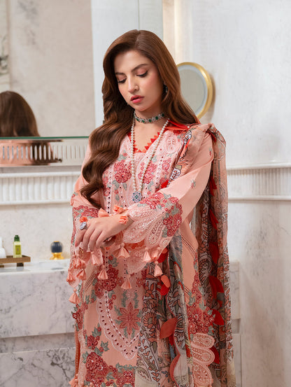 Jade Ombre Starlet Lawn 2026=04|Shop Embroidered Chikenkari lawn suit