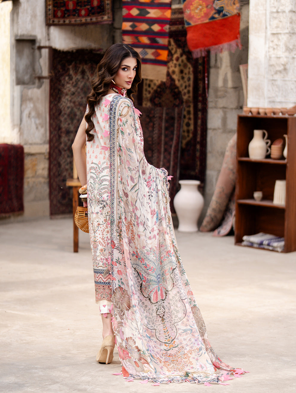 Jade Bliss Lawn 2026 || 26-BL-20870 Aangan | the Essence of Lawn & Chiffon